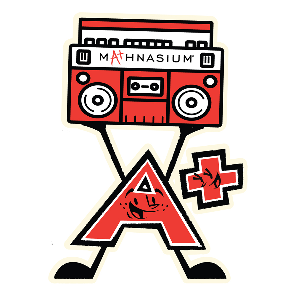 Ace & Addy Boombox Temporary Tattoo