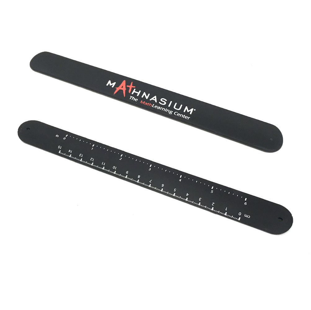 silicone slap bracelet w ruler 10 pack mathnasium