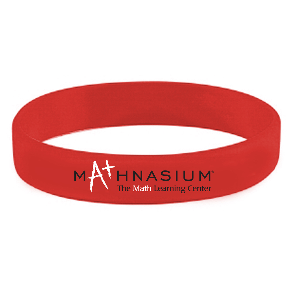 Youth Silicone Bracelet in Red (Pack of 25)