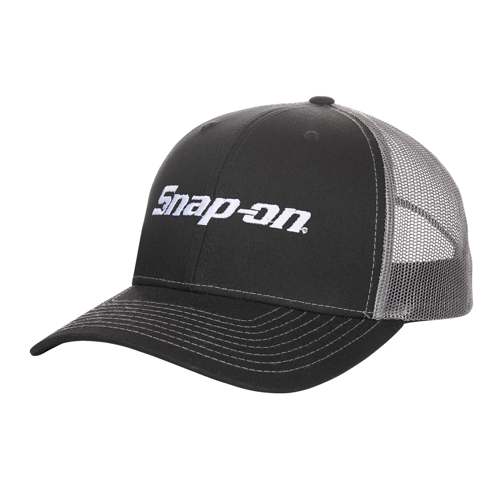 Black/Charcoal Richardson® Trucker Cap: Snap-on Consumer