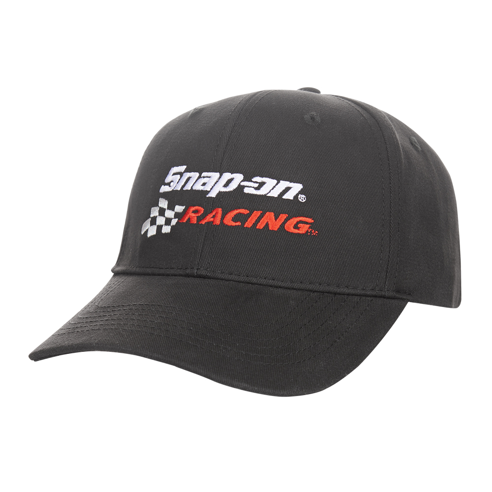 Black Racing Cap: Snap-on Consumer