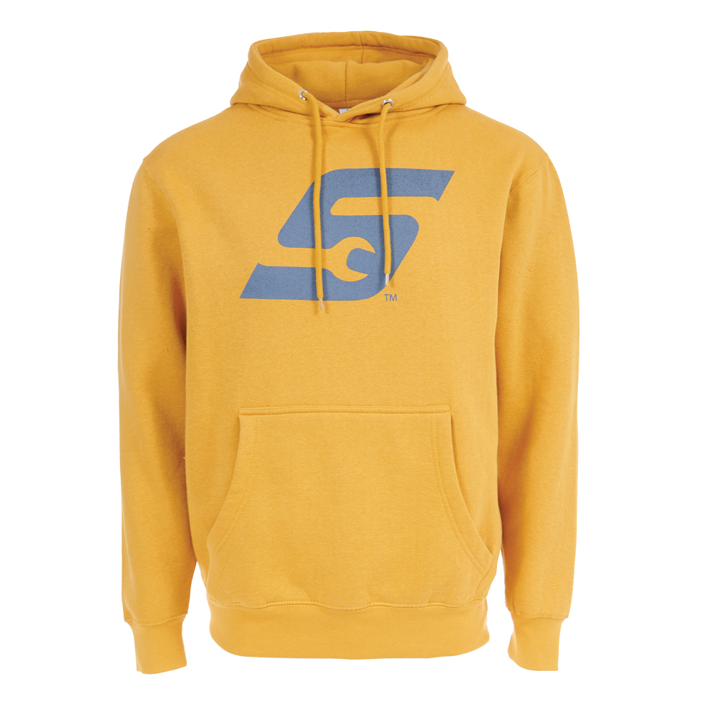 Mustard Hoody: Snap-on Consumer