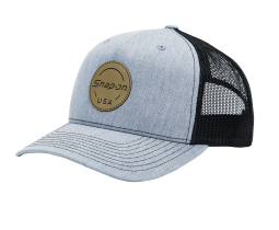 Richardson® Heather Grey/Black Trucker Cap