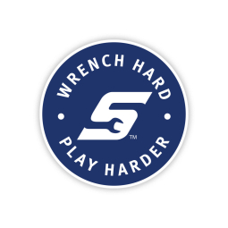 "Wrench Hard Play Harder" Decal 10-Pack