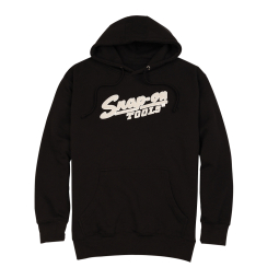 Chenille Patch Black Hoodie