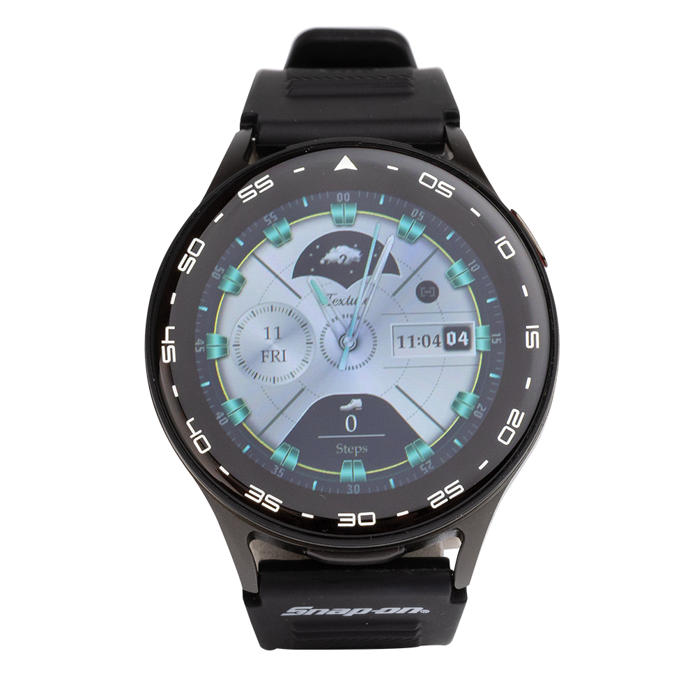 Black Earbud Smart Watch: Snap-on Consumer