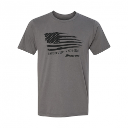 America 250 Flag Grey T-Shirt