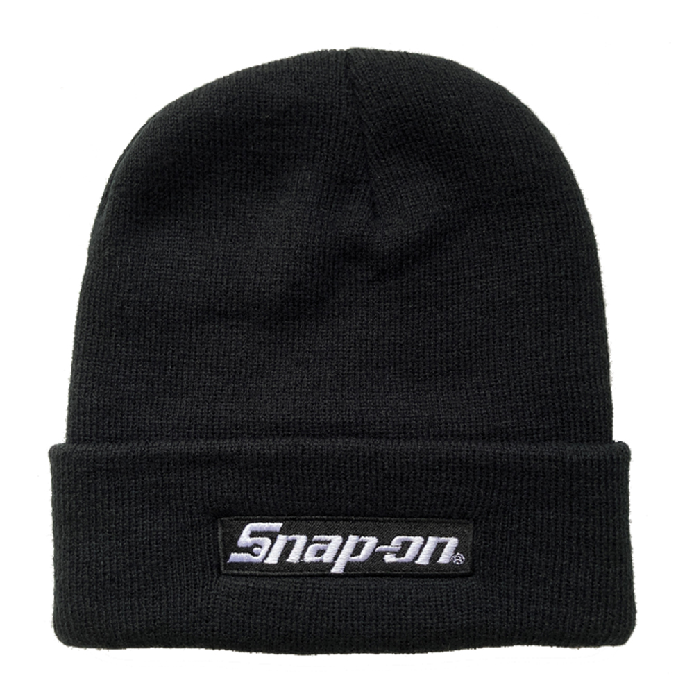 Black Cuff Beanie: Snap-on Consumer