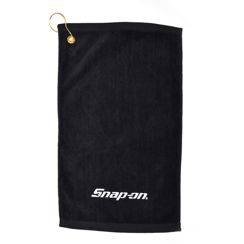 Black Golf Towel: Snap-on Consumer