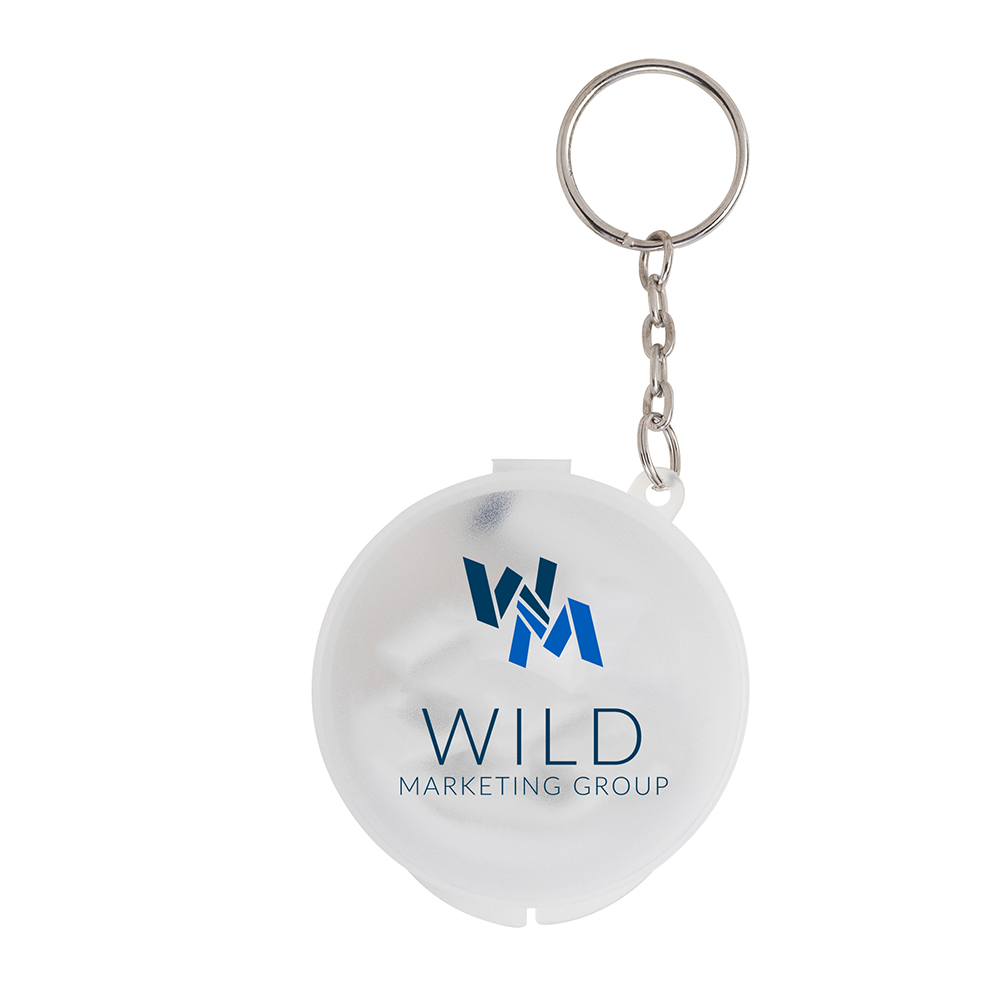 Wild Marketing Group Contact Information Silicone Straw Keychain Set